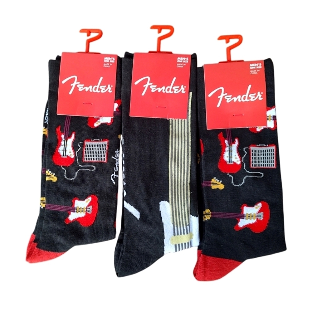 3-Pair of Fender Socks